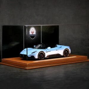 1/24 Maserati MC20 Light Blue With Display Case By Live Car Model Karson