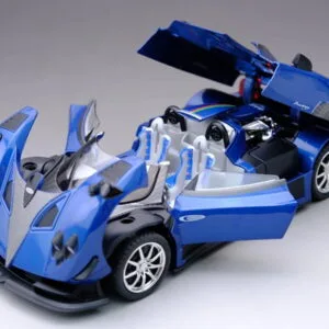 1/24 Pagani Zonda Blue With Display Case By Live Car Model Karson