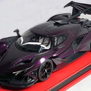1/18 Peako Apollo IE (Purple w/ Black Wheels) Resin Enclosed Live Car Model Karson Limited