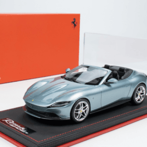 1/18 MR Collection Ferrari ROMA 2023 Convertible sports car model Trevi Blue Live Car Model Karson