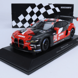 1/18 Minichamps 2022 BMW M4 GT3 #25 IMSA BMW M Team RLL Connor de Phillippi, John Edwards, Augusto Farfus, Jesse Krohn Live Car Model Karson