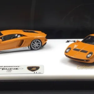 1/43 Lamborghini Miura 50th Orange/Silver Make up Live Car Model Karson