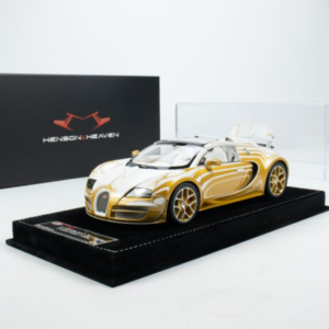 1/18 HH Model Bugatti Veyron Gold Ceramic ( Limit 20 Pieces) Live Car Model Karson