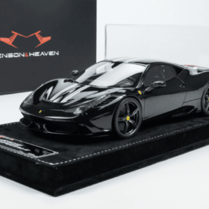 1/18 HH Model Ferrari 458 Speciale Black Live Car Model Karson