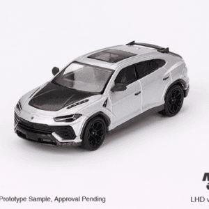 1/64 Mini GT Lamborghini Urus Performante (Grigio Nimbus Silver Grey) Live Car Model Karson Diecast