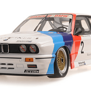 1/18 Minichamps 1987 BMW M3 (E30) #2 DTM Champion Zakspeed BMW Team Eric van de Poele Live Car Model Karson Diecast Limited 458 Pieces