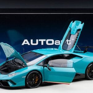 1/12 AUTOart Lamborghini Huracan Performante Performance (Blu Glauco Solid Blue) Live Car Model Karson