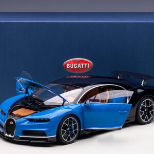 1/12 AUTOart Bugatti Chiron (French Racing Blue and Atlantic Blue) Live Car Model Karson