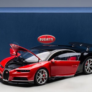 1/12 AUTOart Signature 2017 Bugatti Chiron (Italian Red & Nocturne Black) Live Car Model Karson