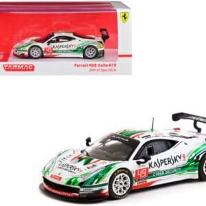 1/64 Tarmac Works Ferrari 458 Italia GT3 Live Car Model Karson