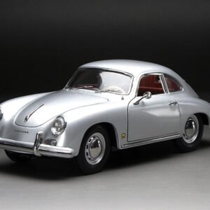 1/18 Sunstar 1957 Porsche 356A 1500 GS Carrera GT (Silver) Live Car Model Karson Diecast