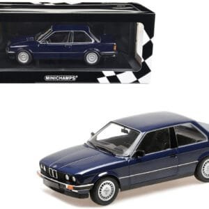 1/18 Minichamps 1982 BMW 323i (E30) Limousine (Dark Blue) Live Car Model Karson