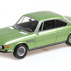 1/18 Minichamps 1972 BMW 3.0 CSI (Metallic Green) Live Car Model Karson