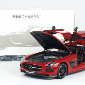 1/18 Minichamps Mercedes-Benz AMG SLS Black Series (Red) Live Car Model Karson Diecast