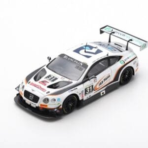 1/43 Bentley Continental GT3 No.31 24H SPA 2018 Team Parker RacingR. Smith - D. Pierce - A. Meyrick - S. Morris Limited 300 Live Car Model Karson