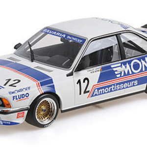 1/18 Minichamps 1985 BMW 635 CSi #12 500km Monza Bavaria Monroe Racing Michele de Deyne, Claude Ballot-Léna Live Car Model Karson