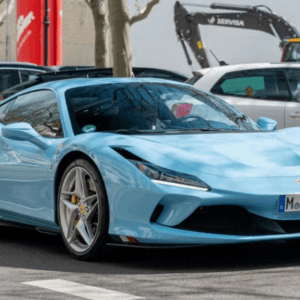1/18 HH Model Ferrari F8 Spider Baby Blue (Limit 30 Pieces) Live Car Model Karson