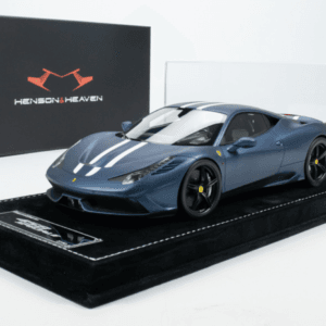 1/18 HH Model Ferrari 458 Speciale Blue Live Car Model Karson