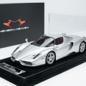 1/18 HH Model Ferrari Enzo silvery white Live Car Model Karson