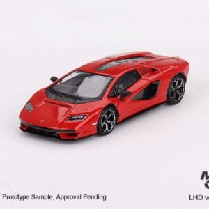 1/64 Mini GT Lamborghini Countach LPI 800-4 (Rosso Mars) Live Car Model Karson Diecast
