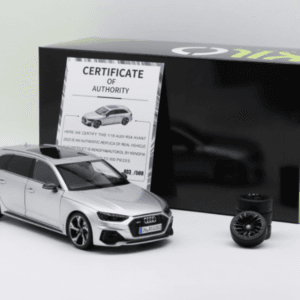 1/18 AUTOKOL 2022 Audi RS4 (B9) Avant Silver Live Car Model Karson Diecast