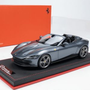 1/18 MR Collection Ferrari ROMA 2023 Convertible sports car model Roman Blue Live Car Model Karson