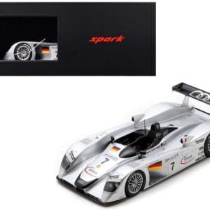 1/18 Spark 2000 Audi R8 No.7 3rd Le Mans 24H M. Alboreto - R. Capello - C. Abt Live Car Model Karson