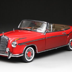 1/18 Sunstar 1960 Mercedes-Benz 220 SE 220SE Cabriolet (Red) Live Car Model Karson Diecast
