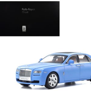 Rolls-Royce Ghost Light Blue 1/18 Live Car Almost Real Model by Kyosho