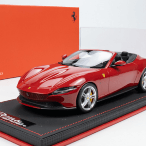 1/18 MR Collection Ferrari ROMA 2023 Convertible sports car model Red Live Car Model Karson