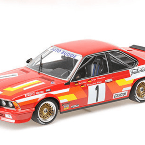1/18 MINICHAMPSBMW 635 CSI - AUTO BUDDE RACING TEAM - FELDER/HAMELMANN/WALTERSCHEID-MUELLER - WINNER 24H NRING 1985 Diecast Sealed Live Car Model Karson