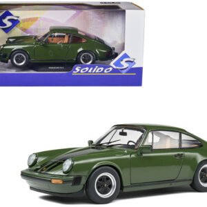 1/18 Solido 1978 Porsche 911 SC (Olive Green) Live Car Model Karson Diecast