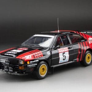 1/18 Sunstar 1986 Audi Quattro A2 #5 J.Bosch, S.Bond Circuit des Ardennes Live Car Model Karson Diecast