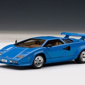 1/43 AUTOart Lamborghini Countach 5000 S 5000S (Blue) Live Car Model Karson