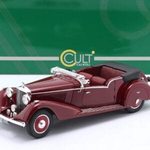 1/18 Cult Scale Models 1938 Bentley Vanden Plas Tourer 4.25L (Maroon Brown) Live Car Model Karson