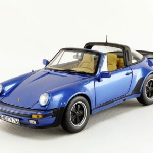 1/18 Norev 1987 Porsche 911 Turbo Targa (Blue) Live Car Model Karson Diecast