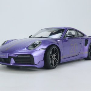 1/18 Minichamps 2021 Porsche 911 (992) Turbo S Coupe Sport Design 20th Anniversary Edition (Violet Purple) Full Open Live Car Model Karson Diecast Limited 500 Pieces