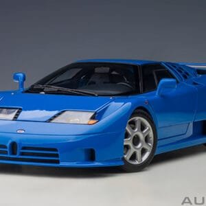 1/18 AUTOart Bugatti EB110 SS Super Sport (French Racing Blue with Silver Wheels) Live Car Model Karson