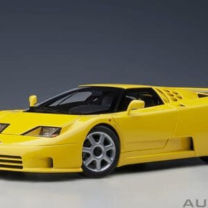 1/18 AUTOart Bugatti EB110 SS (Giallo Bugatti Yellow) Live Car Model Karson