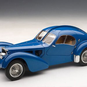 1/18 AUTOart 1938 Bugatti 57SC (Atlantic Blue With Metal Wire-Spoke Wheels) Live Car Model Karson