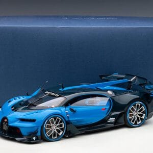1/18 AUTOart Bugatti Vision Gran Turismo (Light Blue & Blue Carbon) Live Car Model Karson