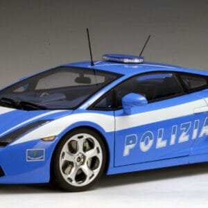 1/18 AUTOart Lamborghini Gallardo LP540-4 #372 Police Live Car Model Karson