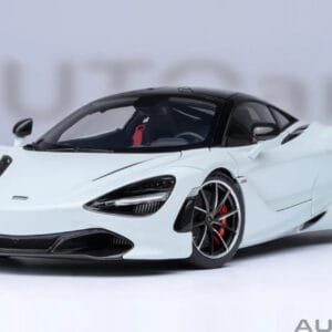 1/18 AUTOart McLaren 720S (Silica White) Live Car Model Karson