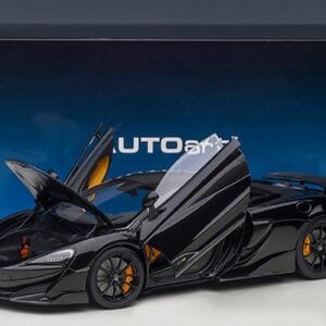 1/18 AUTOart Mclaren 600LT (Onyx Black & Carbon) Live Car Model Karson