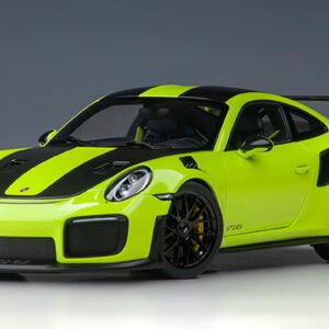 1/18 AUTOart Porsche 911 (991.2) GT2 RS Weissach Package (Acid Green) Live Car Model Karson
