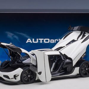 1/18 AUTOart Koenigsegg Agera RS (White and Carbon Fiber) Live Car Model Karson