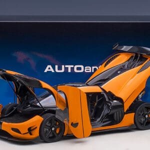 1/18 AUTOart Koenigsegg Agera RS (Cone Orange and Carbon Black) Live Car Model Karson