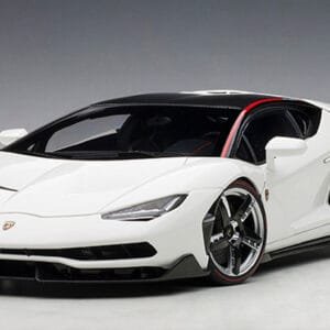 1/18 AUTOart Lamborghini Centenario (Bianco Isis Solid White) Live Car Model Karson
