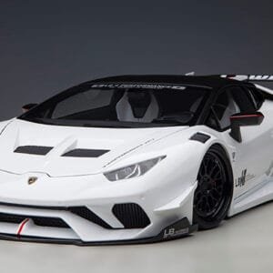 1/18 AUTOart Lamborghini Huracan GT Liberty Walk LB Silhouette Works (White) Live Car Model Karson