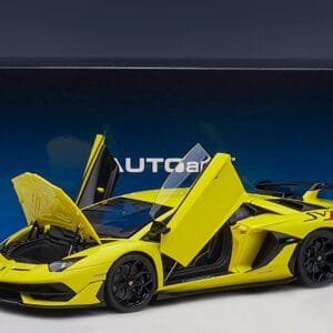 1/18 AUTOart Lamborghini Aventador SVJ (Giallo Tenerife Pearl Yellow) Live Car Model Karson